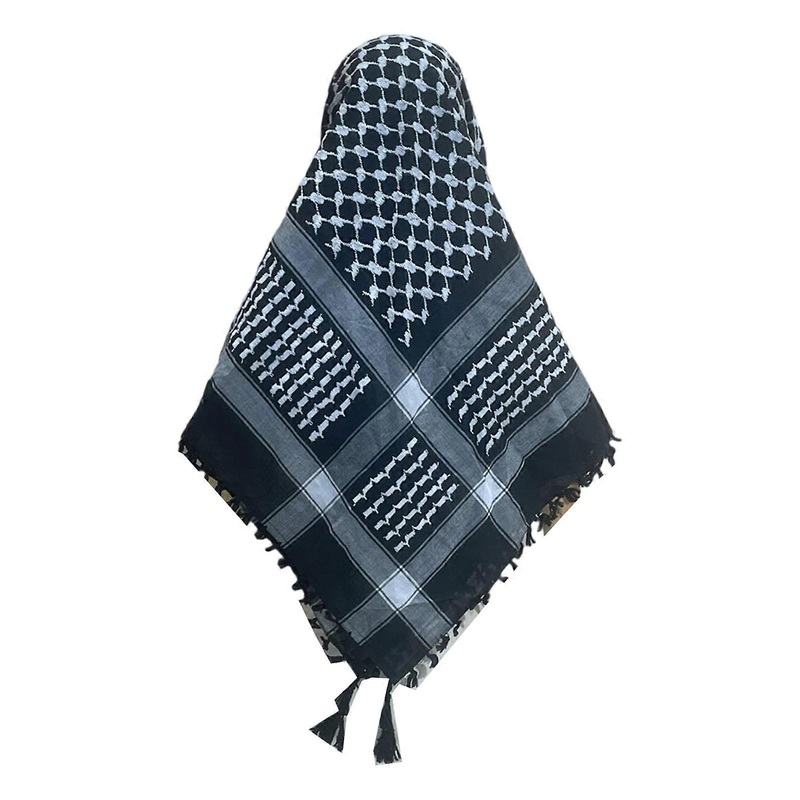 Fringed Shemagh Scarf Arab Shawl for Male Muslims Lightweight Arabian Headwrap Casual Desert Neckscarf | Fruugo SG