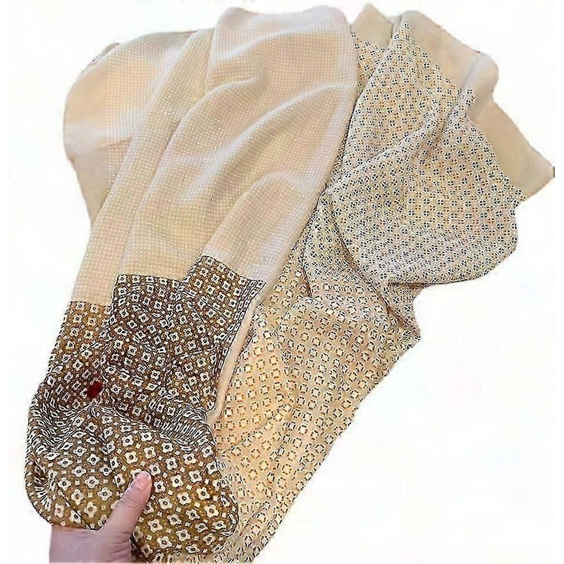 Large Silk Scarf with Cotton Linen Feel – Soft & Breathable Fashion Accessory | Fruugo SG