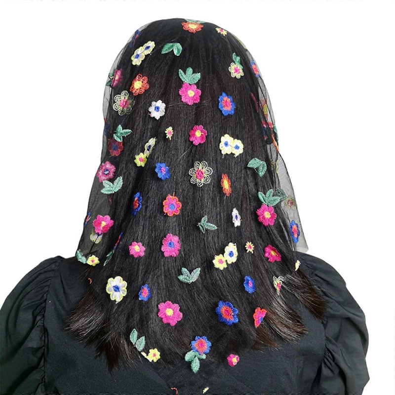 Mantilla Veil Lace Church Veils for Brides Floral Catholic Veil Headband Wedding Headpiece Latin Scarf Head Covering  color | Fruugo SG