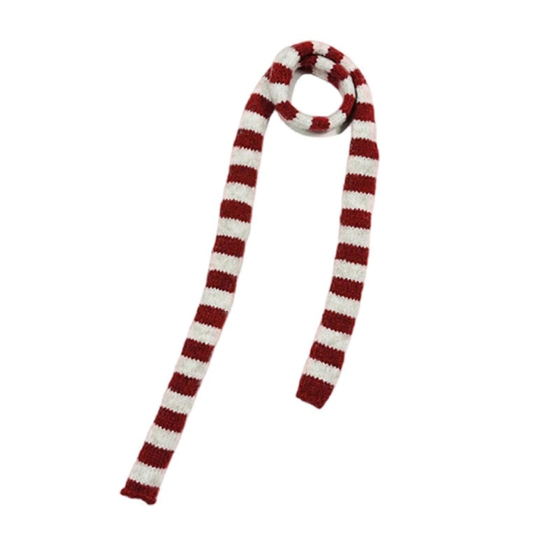Women’s Wool Blend Warm Scarf Long Skinny Soft Scarves Fashion Neckerchief for Cosplay and Holiday Outfits  Red | Fruugo SG