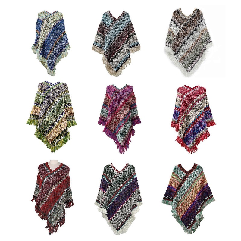 Bohemian Cloak Shawl  Irregular  Scarves Cloaks And Capes For Women 
Crochet Shawls Soft Shawl Cape Pashmina Shawl  Purple yellow | Fruugo SG