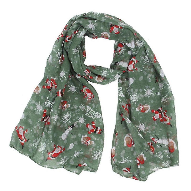 Christmas Snowflake Tree Printed Scarf Women’s Shawl Wrap Large Yarn present 1Pcs | Fruugo SG