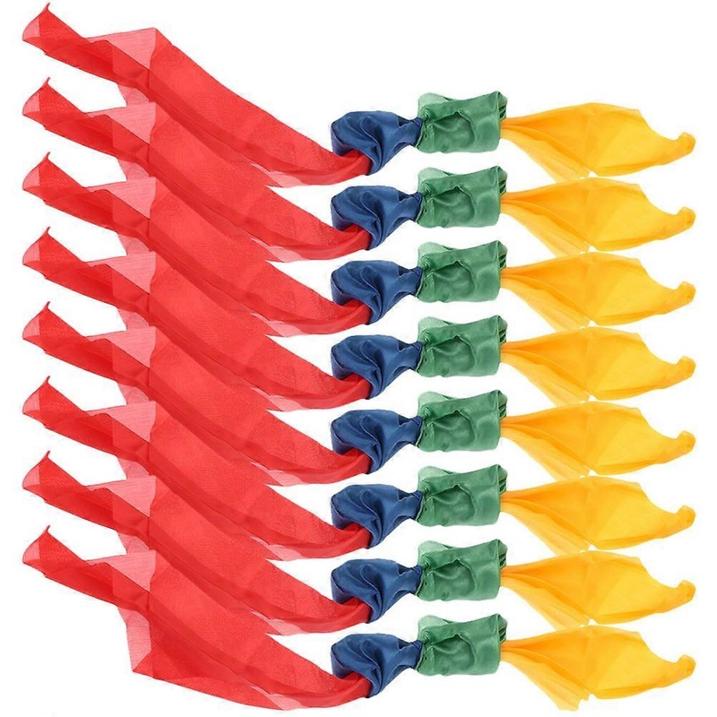 Colored Scarves Magician Scarf Stage Show Silk 48.00X7.00X1.00CM Stage Performance 8Pcs | Fruugo SG