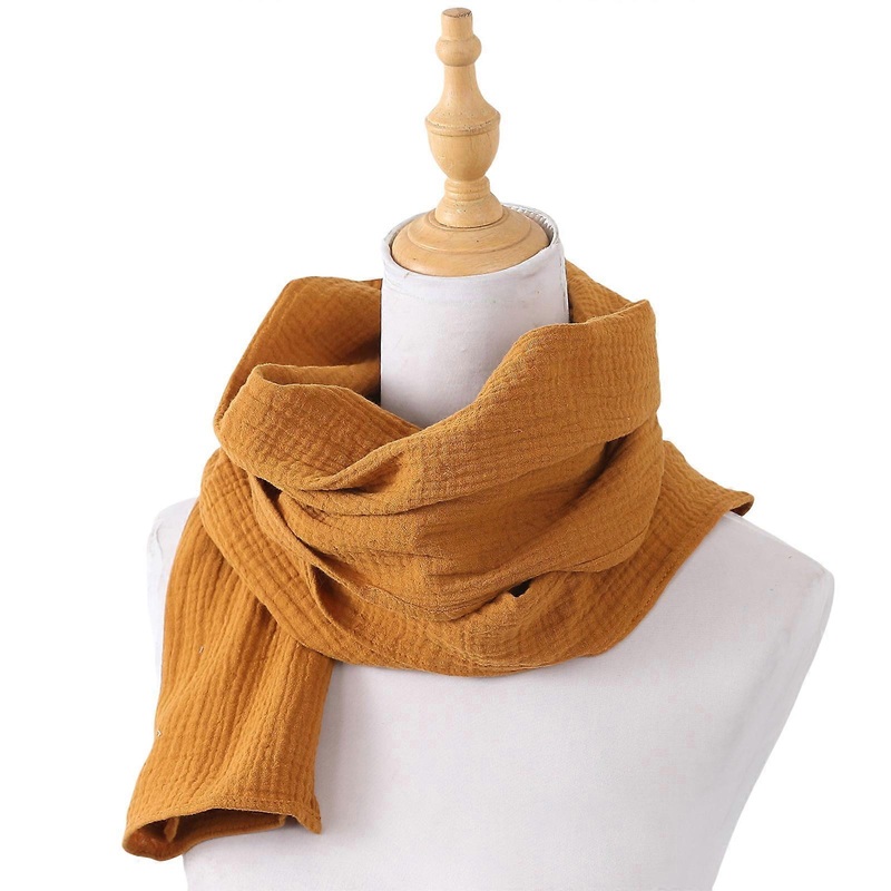 Comfortable Cotton Muslin Scarf Festival Head Cover Hijab Neckerchief Stylish Nursing Cover for New Mom  caramel | Fruugo SG