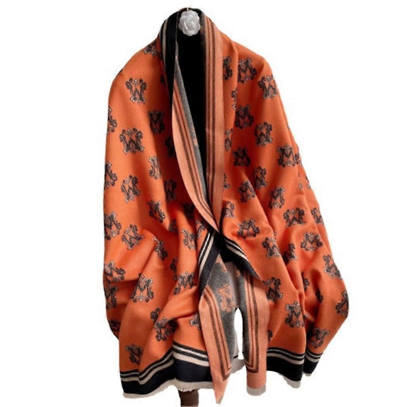 Dual Sided Pashmina Scarf Long Shawl Fashion Warm Thicken Wrap for Lady | Fruugo SG