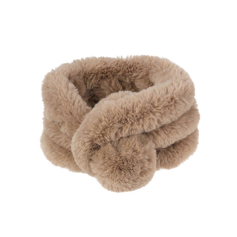 Faux Scarves For Women Girls Warm Keeping Simple Design Khaki 67x14x3cm Durable 1Pack | Fruugo SG
