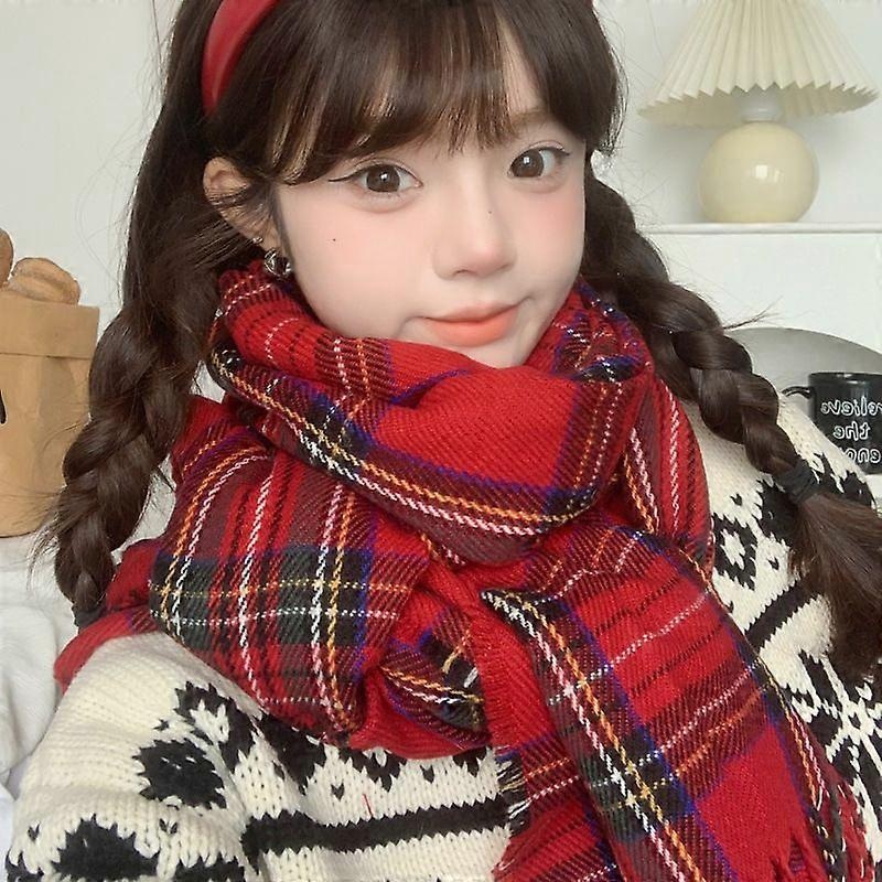 Luxurious Soft Plaid Winter Scarf for Men and Women, Cozy and Elegant | Fruugo SG