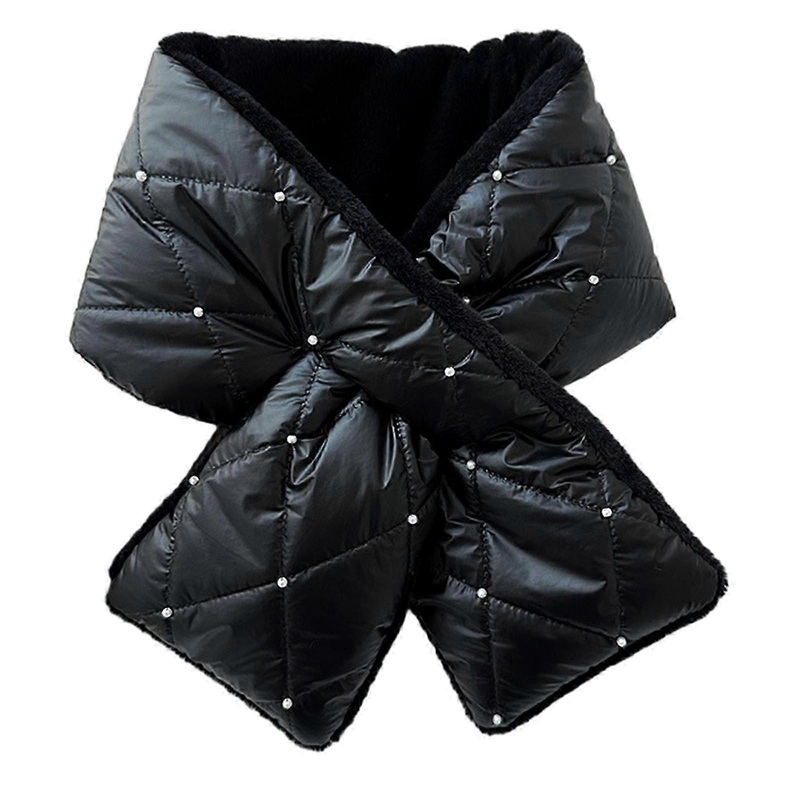 Luxurious Women’s Faux Fur Collar Scarf with Soft Thick Neck Wrap and Stylish Bow Shawl | Fruugo SG