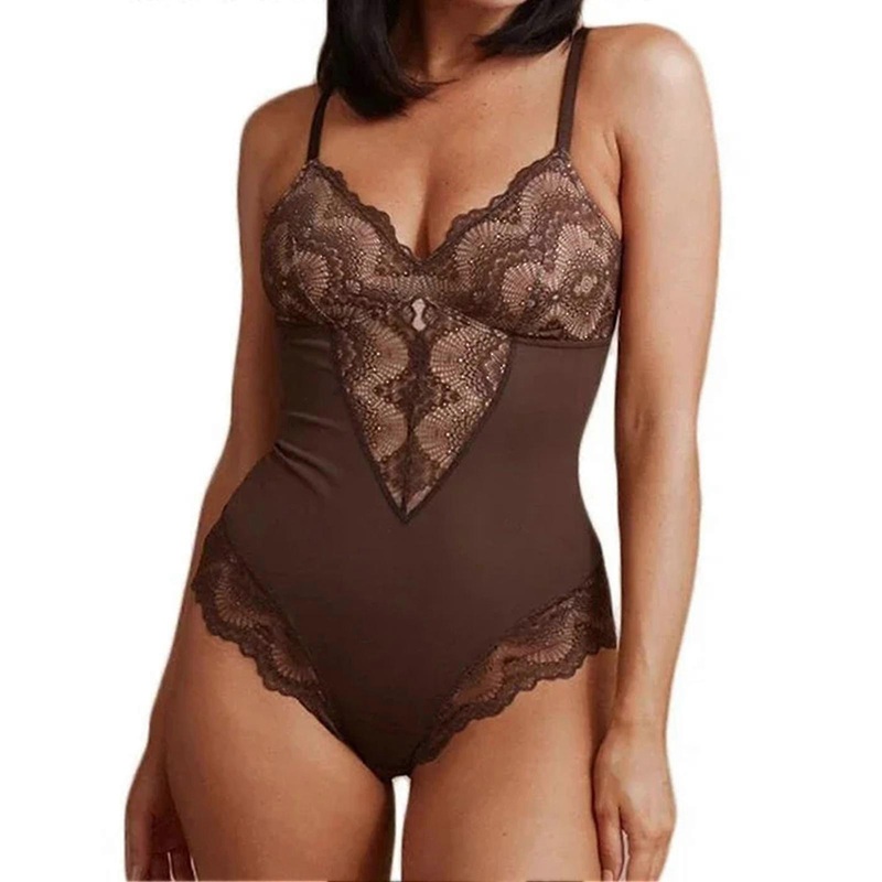 Women\’s Lace Bodysuit Suspender Bodysuit Erotic Lingerie Body Shaper Bodysuit | Fruugo SG
