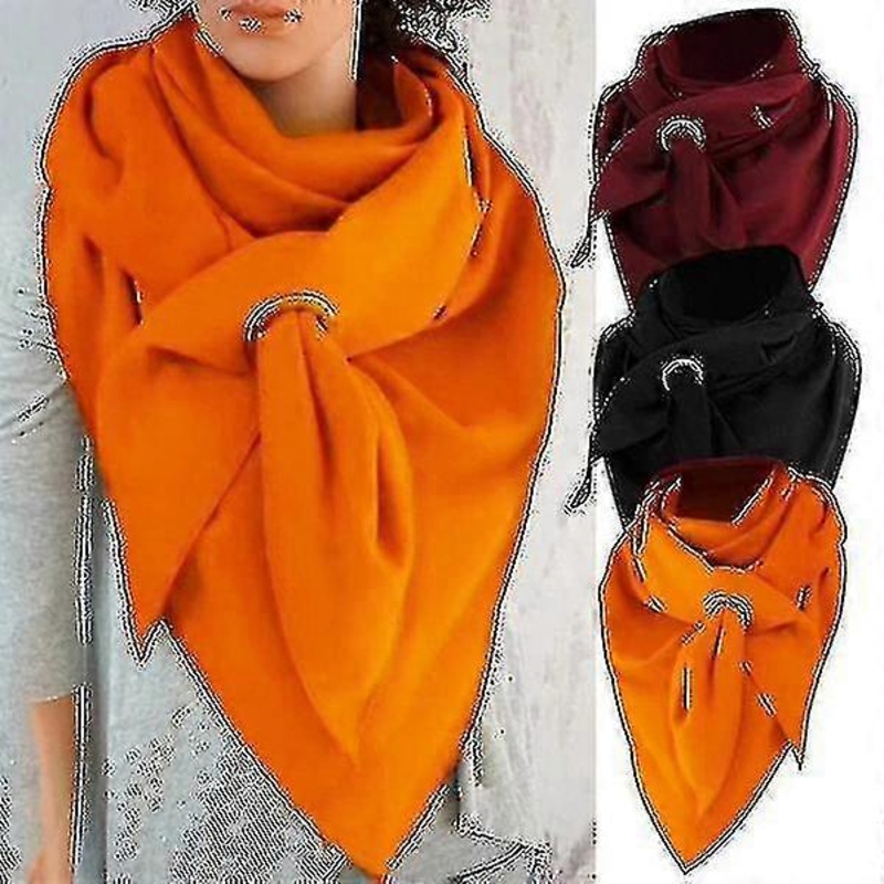 Women Winter Warm Scarf Knitted Thick Windproof Shawls Scarf For(a) | Fruugo SG
