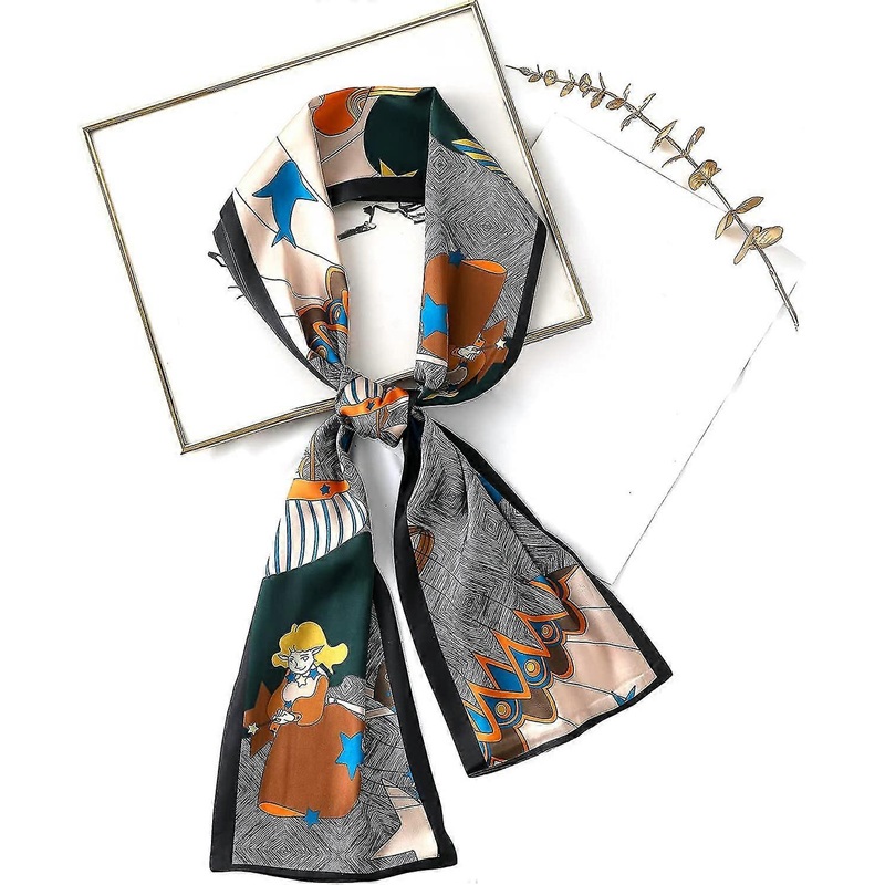 100% Mulberry Silk Scarf For Women, Bandana Ladies Neck Olaof Scarf, Silk Satin Head Scarf | Fruugo SG