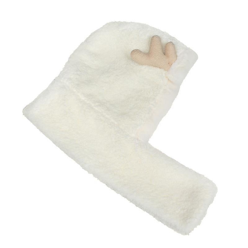 95X15cm Female Scarves & Shawls 1pc Hat Scarf Set Winter Plush Warm Neckerchief Antler Protective | Fruugo SG