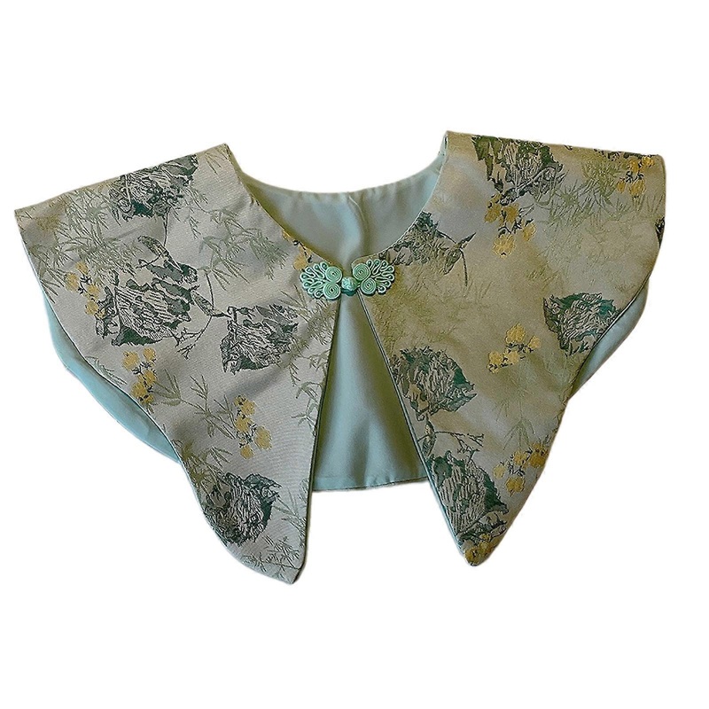 Anicent Collar Yunjian Flower Embroidery Floral Decorative Floral Necklines Yunjian Collar Decorative Shawl | Fruugo SG