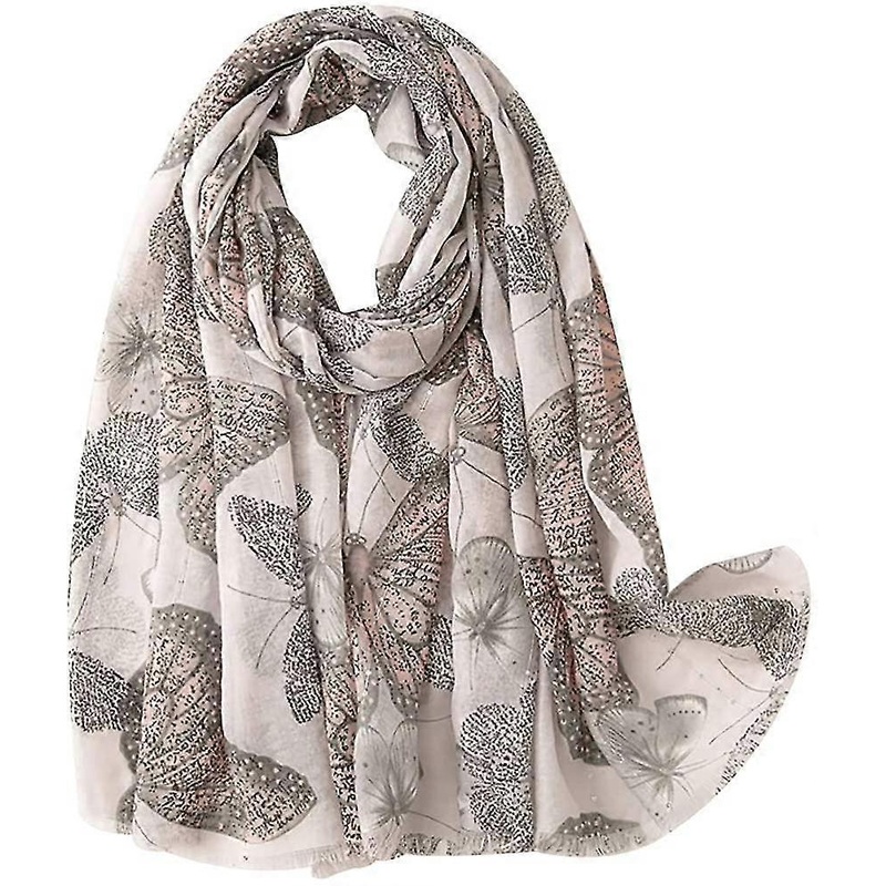 Fashion Scarfs For Women Ladies Butterfly Print Long Floral Neck Scarves Shawl | Fruugo SG
