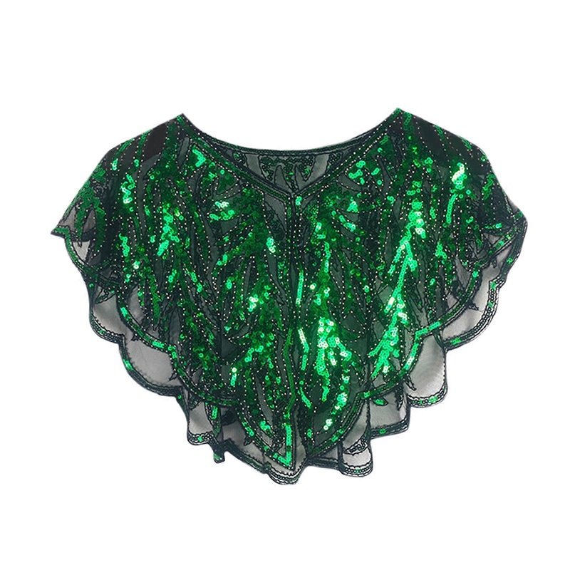 Sequined Shawl for Women Shoulder Wrap Formal Ceremony Shawl for Dancing Party Stage Shows Shawl Wrap Dress Accessories  Green | Fruugo SG