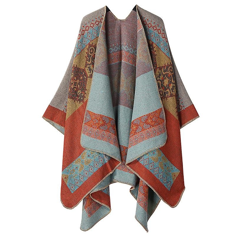 Women’s Scarf Shawl Open Cape Autumn And Winter Warmth | Fruugo SG