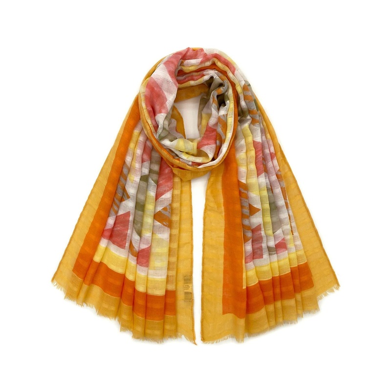 Women Scarf Shawl 2022 Autumn Geometric Cotton And Linen Thin Sunscreen | Fruugo SG