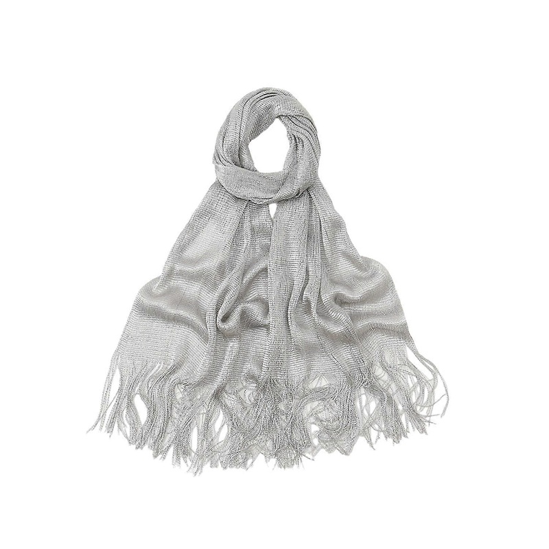 Women Shawl Bright Color Tassel Trim Glitter Gown Shawl Daily Wear Weddings Parties Shawl Wrap | Fruugo SG
