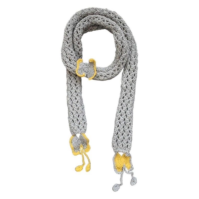 Women Skinny Scarf Knit Thin Knit Belt Long Tie Scarf Bag Handle Wrap Choker Elegant Scarf Decoration  Gray | Fruugo SG
