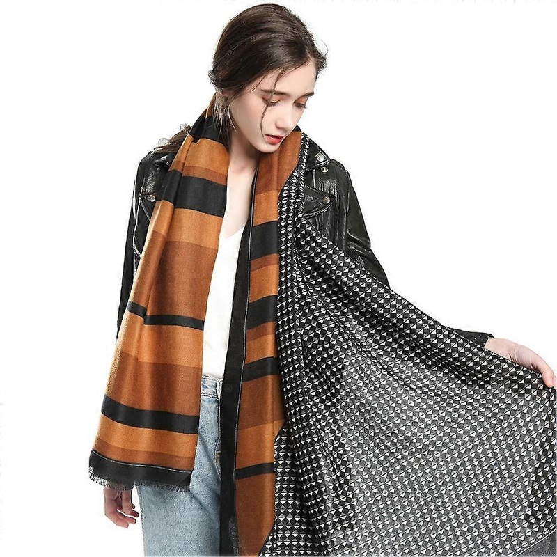 Autumn Winter Houndstooth Scarf Fashion Wraps Warm Shawl for Woman | Fruugo SG