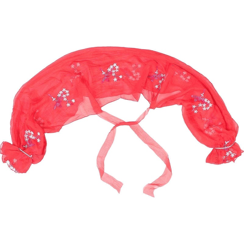 Chiffon Shawl Wrap Simulated Silk Sun-Protection Shawl Red 195x20x1 Cm Premium Design Sunscreen Keep Warm 1Pack | Fruugo SG