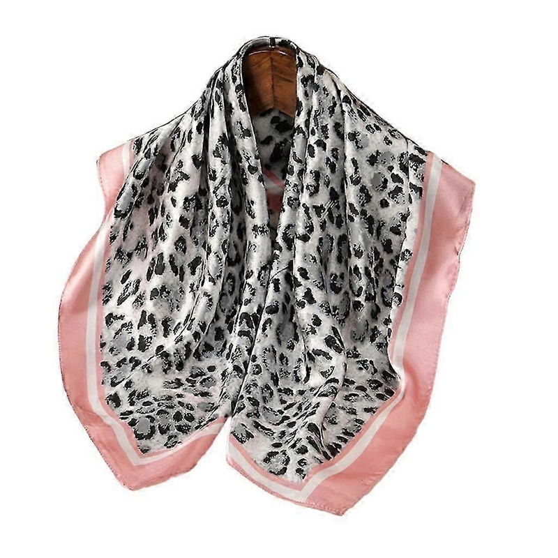 Elegant Neck Scarves Leopard Print Neckerchief Head Scarf for Business Women | Fruugo SG