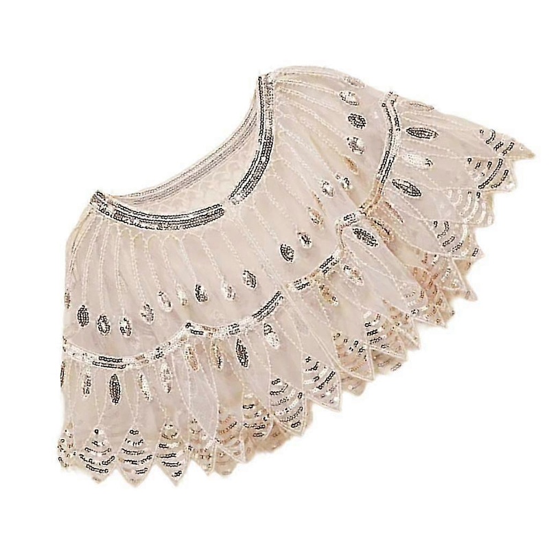 Evening Flapper Shawl Sunscreen Hollows Out Cloak Capes Elegant Retros Tippet | Fruugo SG