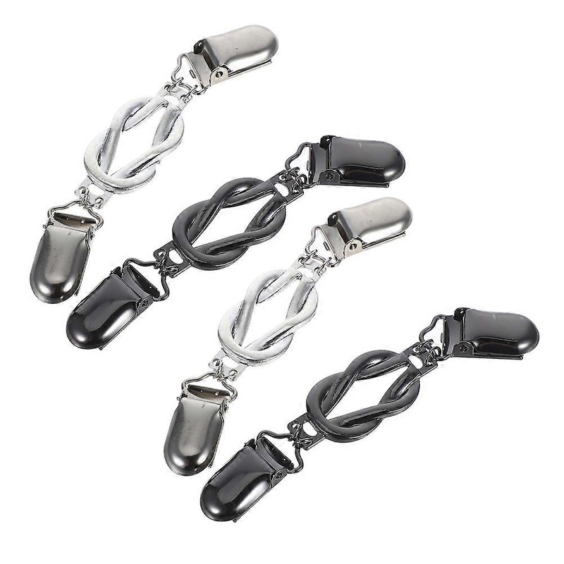 Fashion Collar Pin Sweater Clip Cape Cloak Clips Gun Black Securing Scarves Retro Design 4Pcs | Fruugo SG
