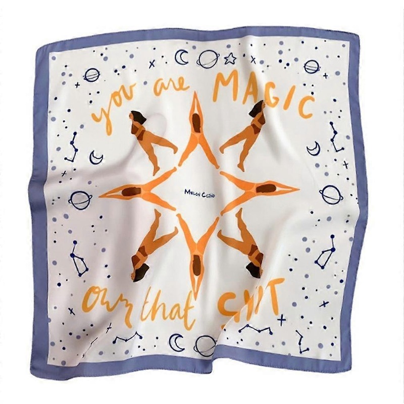 Fashion Kerchief with Horse Pentium Pattern Silky Scarf Neck Shawl Wrap Hair Accessories for Lady | Fruugo SG