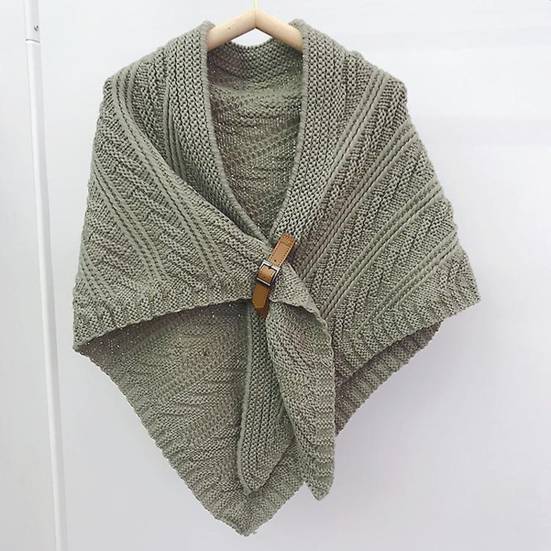 Fashion Versatile Knitted Shawl Shoulder Guard Cape Warmth Neck Wrap | Fruugo SG