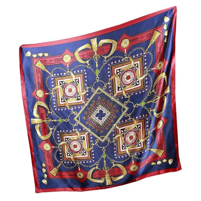 Female Scarf Stylish Sunscreen Shawl For Women Breathable 90x90cm Silk Red 1Pc | Fruugo SG