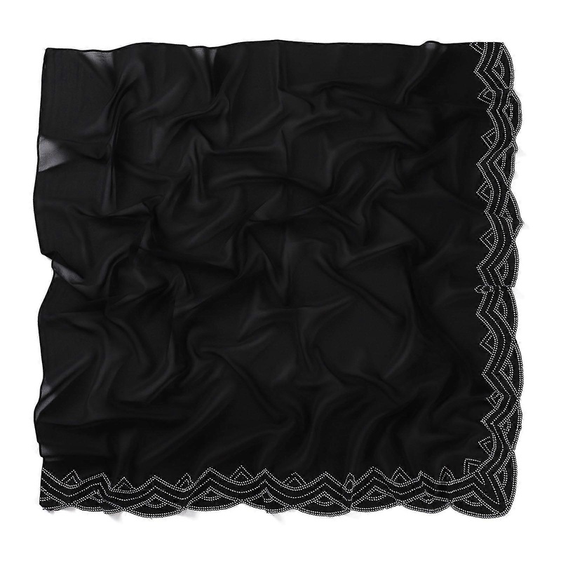 Hijab Headscarf, Versatile and Trendy, for Daily Outfits Outdoor Activities Black Hijab Scarf Shawl, African and Indian | Fruugo SG