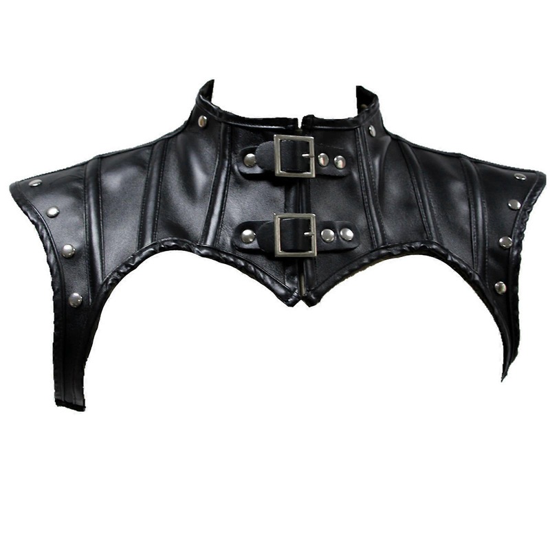 Leather Shoulder Armors Buckles Steampunk Chest Harness for Party Cosplay Halloween Medieval Shoulder Armors  Black L | Fruugo SG