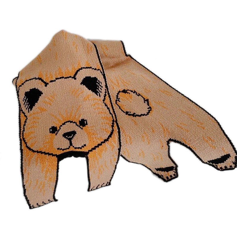 Women Winter Scarf Cute Cartoon Bear Tiger Cat Panda Print Winter Shawl Wrap Cute Large Shawl Wraps Soft Warm Blanket | Fruugo SG