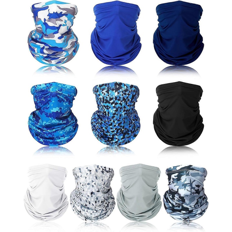 10 Pieces Seamless Bandanas Face Cover Magic Scarf Neck Gaiter Seamless Dustproof Neck Warmer Headbands | Fruugo SG