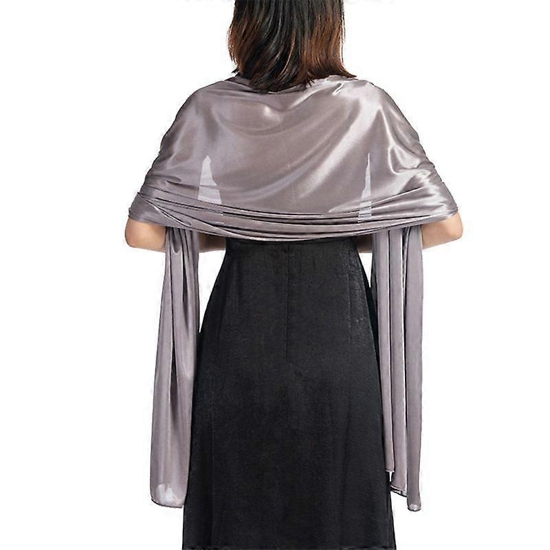 200x70cm Womens Imitation Silk Sheer Scarf Cape Solid Color Long Shawl Wrap for Wedding Party Banquet Vintage Prom Accessories | Fruugo SG