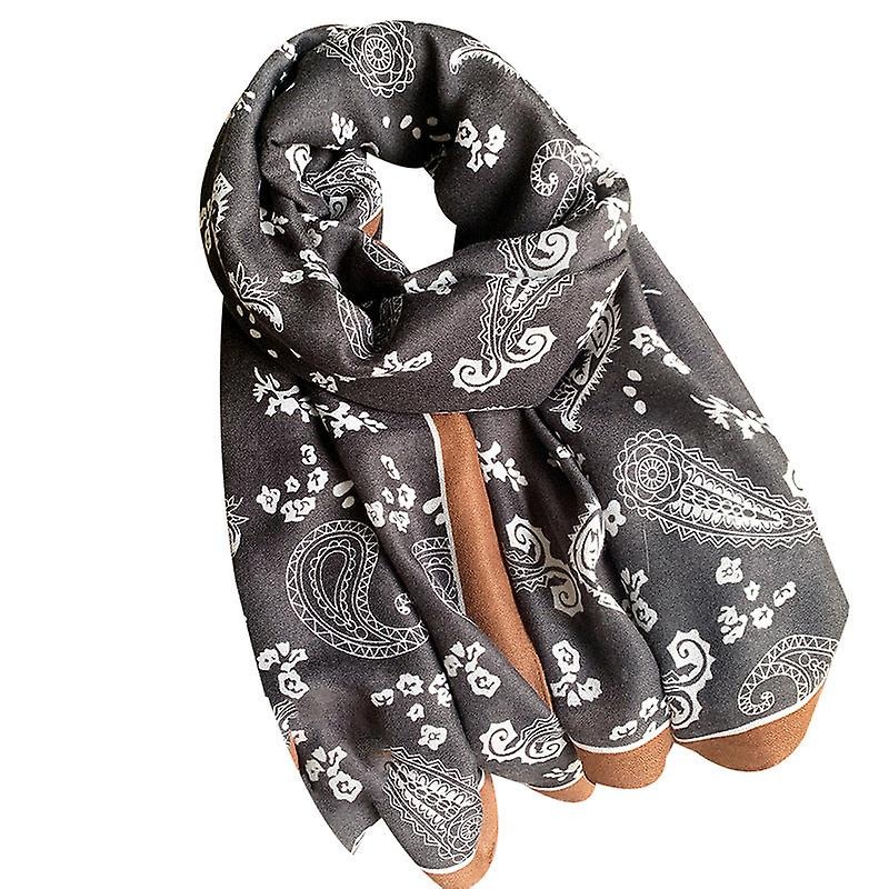 2023 New Cotton And Linen Feel Korean Cashew Pattern Scarf Fashion Early Autumn Long Outer Match | Fruugo SG