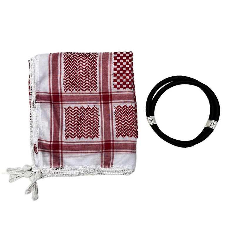 Classical Arafat Scarf Breathable Shemagh Head Covering Ethnic Scarf for Travel and Outdoor Activity Cultural Event | Fruugo SG