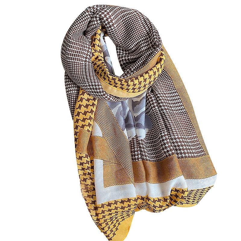 Cotton And Linen Feel Korean Style New Autumn And Winter Long Scarf Bib Shawl Scarf For Women | Fruugo SG