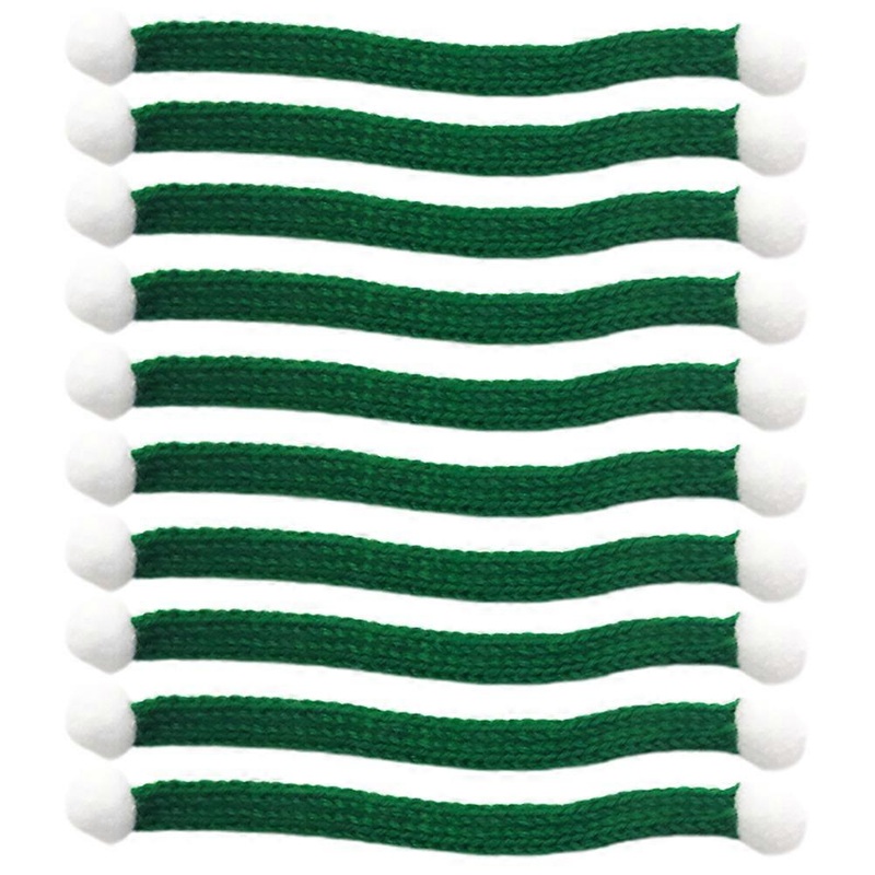 Decorative Mini Scarves Christmas Theme Scene Layout Co-workers 10Pcs | Fruugo SG