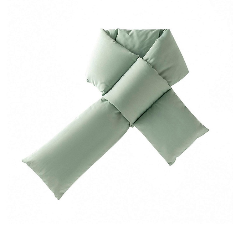 Down Cotton Scarf Lightweight Warm Winter Cross Design Solid Color Scarf Rain Snowproof Thickened | Fruugo SG