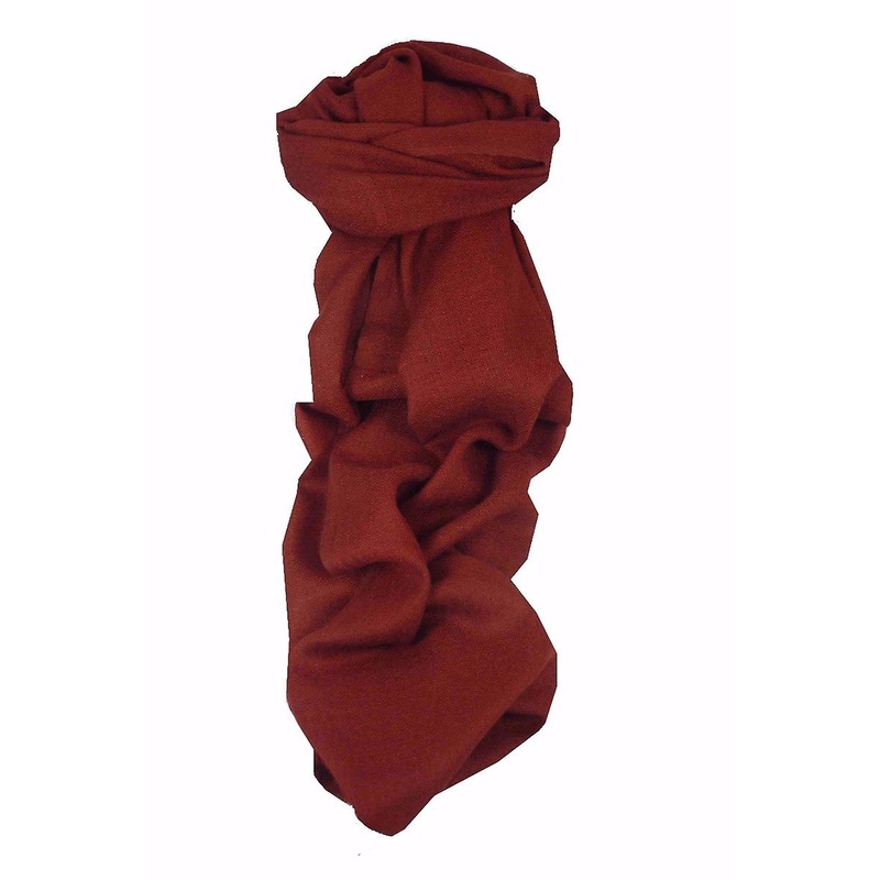Fine Cashmere Scarf Wine by Pashmina & Silk | Fruugo SG