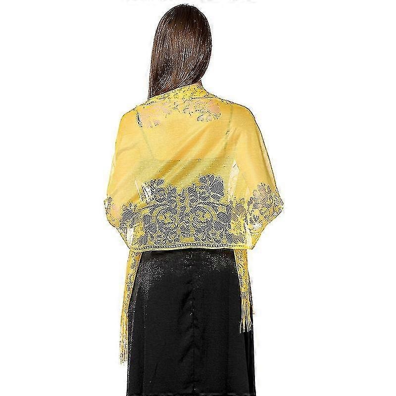 Lace Shawl Bride Bridesmaid Evening Dress Cheongsam Shawl Party Dinner Hollow Lace Shawl Scarf Women | Fruugo SG