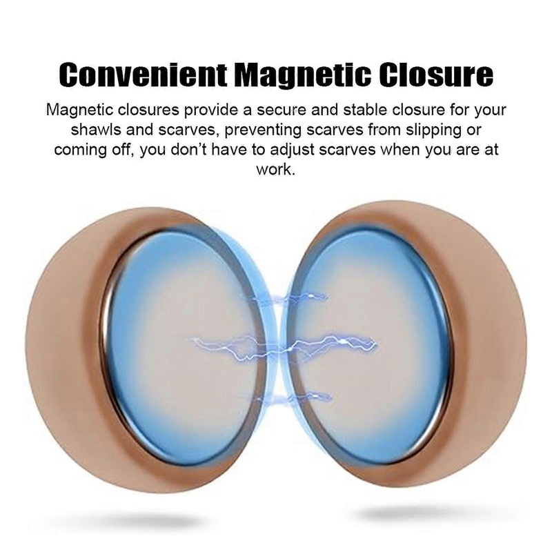 Magnetic Scarf Claps Alloy Sweater Shawl Clips for Clothes Cardigan Shawl | Fruugo SG