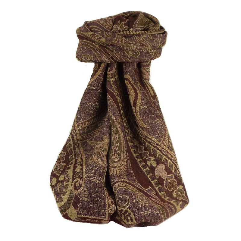 Muffler Scarf 2403 in Fine Pashmina Wool Heritage Range by Pashmina & Silk | Fruugo SG