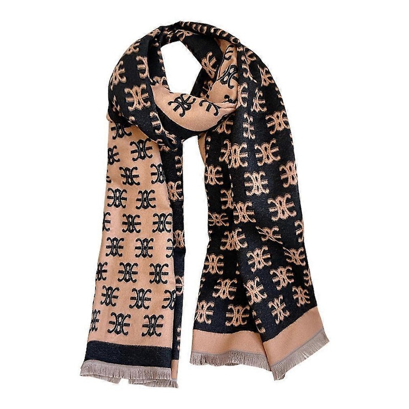 Dual Sided Elegant Warm Scarf Thicken Shawl Wrap Cashmere Feel Blanket Poncho with Tassel for Lady | Fruugo SG