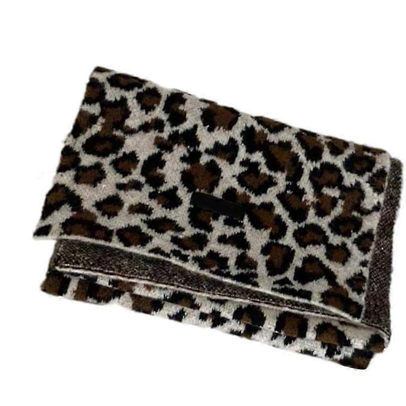 Elegant Leopards Print Long Neckerchief Casual Wear Scarf Hiphop Scarves | Fruugo SG