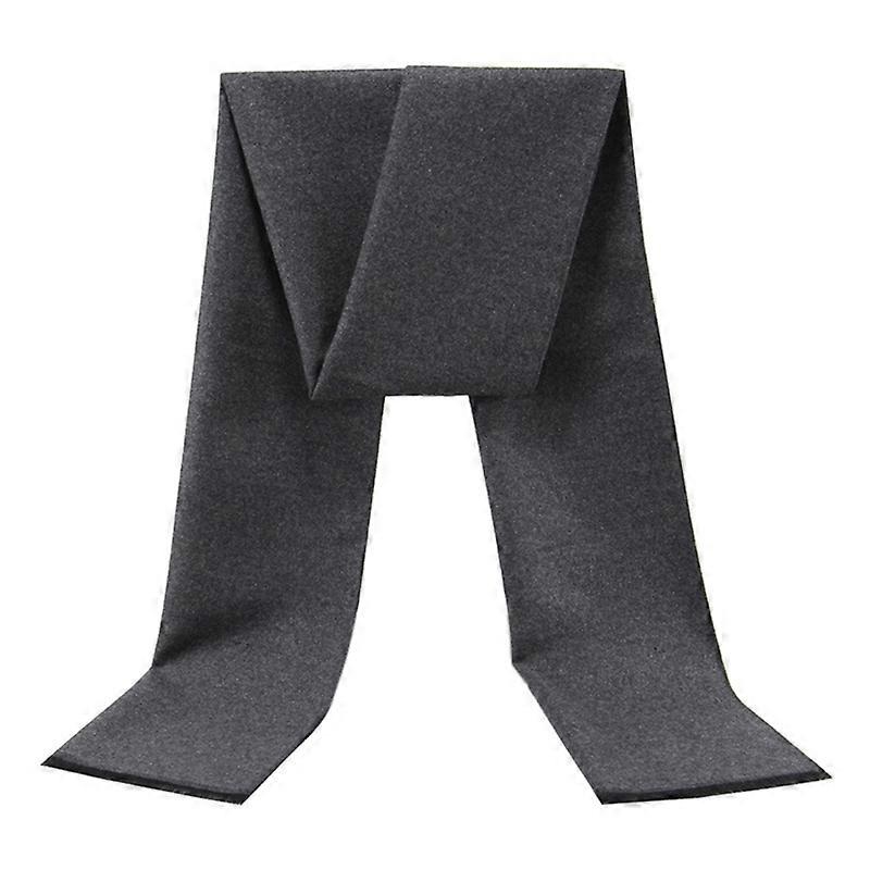 Men Scarf Knitted Solid Color Thick Cashmere Outdoor Scarf for Work | Fruugo SG