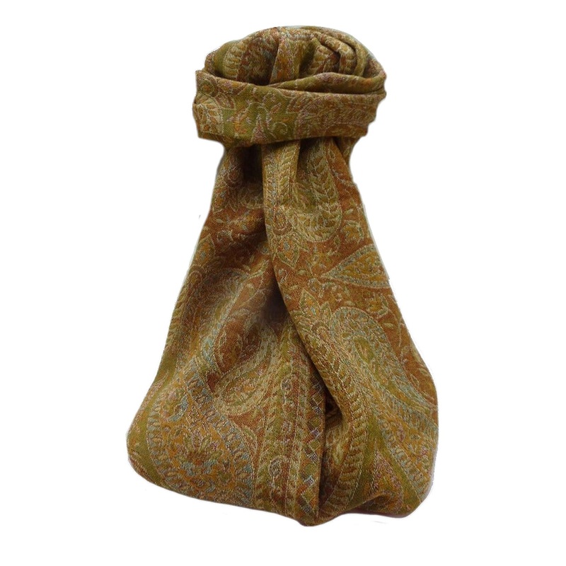Muffler Scarf 0279 in Fine Pashmina Wool Heritage Range by Pashmina & Silk | Fruugo SG