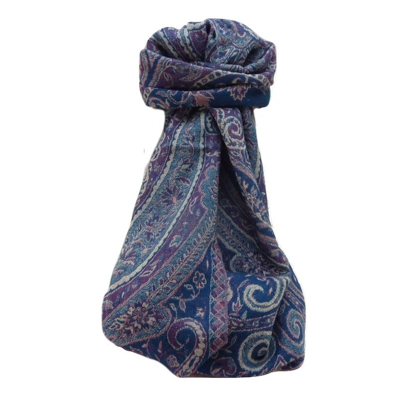 Muffler Scarf 8429 in Fine Pashmina Wool Heritage Range by Pashmina & Silk | Fruugo SG
